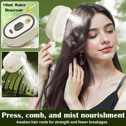 💆‍♀️ Get Salon-Smooth Hair at Home in Seconds ✨3-in-1 Electric Spray Comb — No Pain, No Frizz, Just Effortless Shine