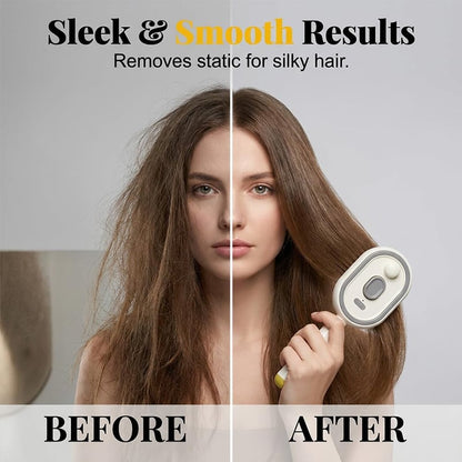 💆‍♀️ Get Salon-Smooth Hair at Home in Seconds ✨3-in-1 Electric Spray Comb — No Pain, No Frizz, Just Effortless Shine